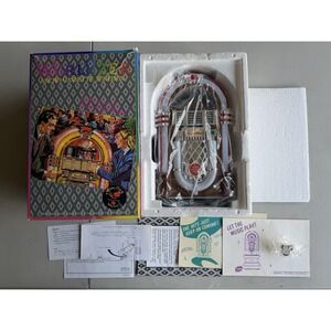 Vintage 1986 Vintage Wurlitzer Micro-Cassette Jukebox Complete In Box